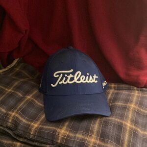 Blue Titleist FJ pro V1 golf hat